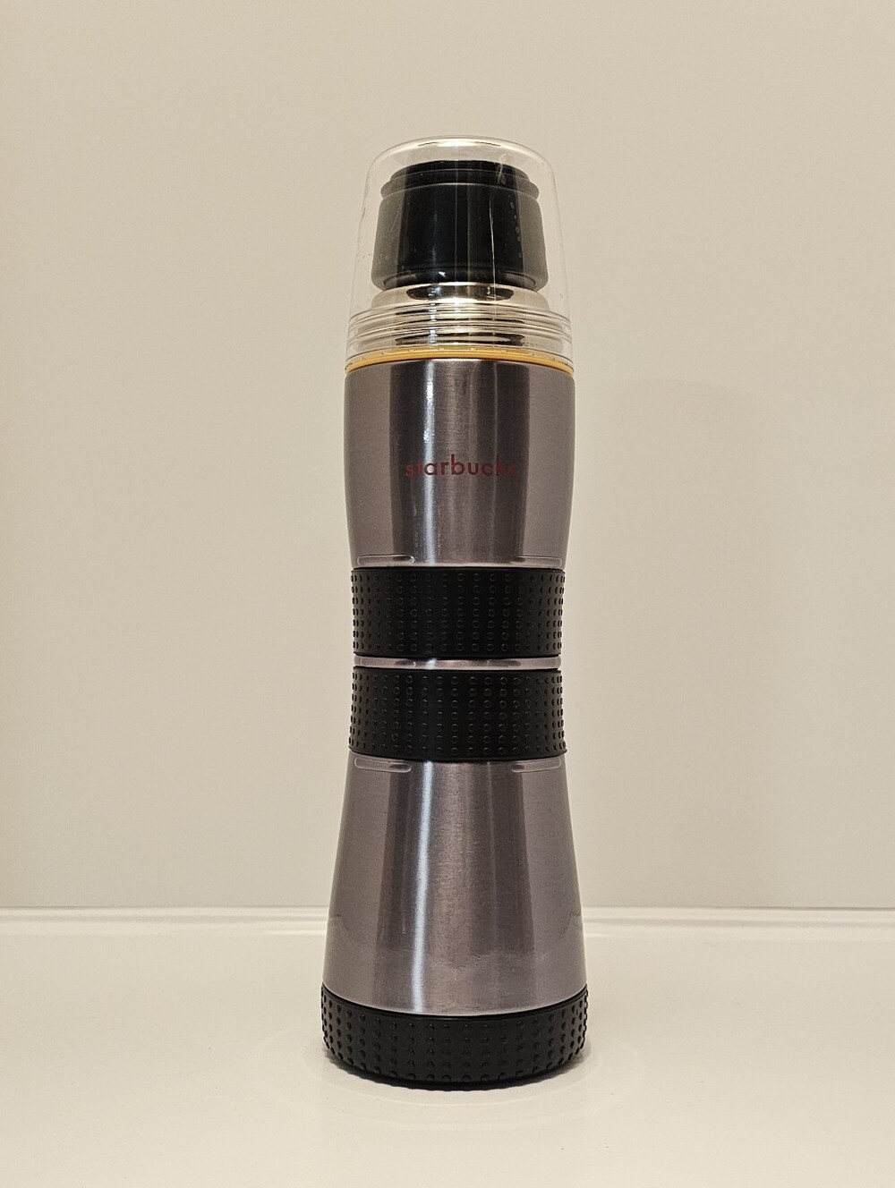 Vintage Starbucks 2003 16oz Double Wall Stainless Steel Tumbler with Lids